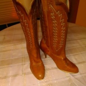 High Heeled Western Boots